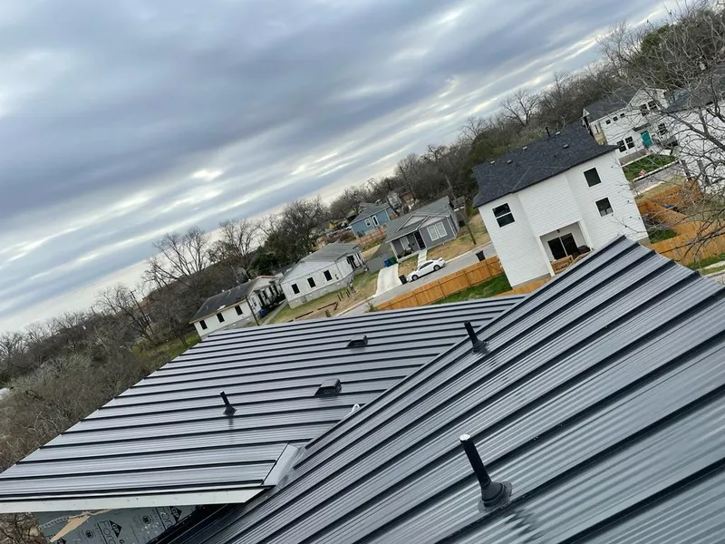 Standing seam metal roof panels with vents for Skylight Repair in Council Bluffs